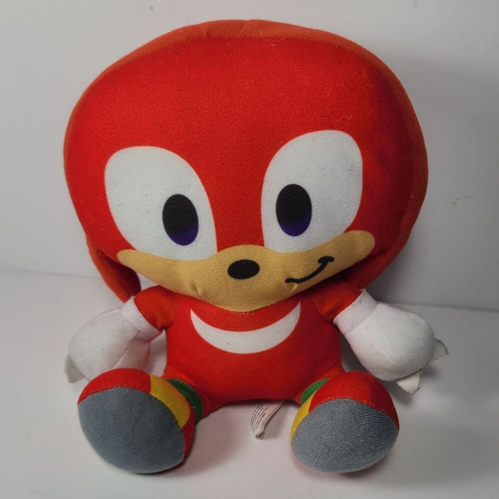 Knuckles Sega Sonic The Hedgehog 8 “ Toy Factory 2019  Stuffed Plush Animal